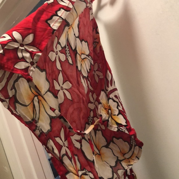 Vintage 80s Hawaii wrap skirt and top - Picture 4 of 4